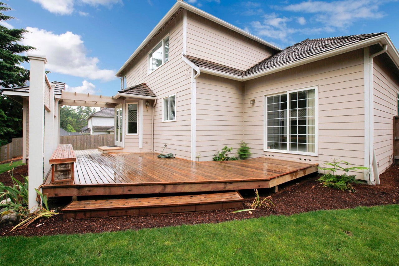 wooden deck new